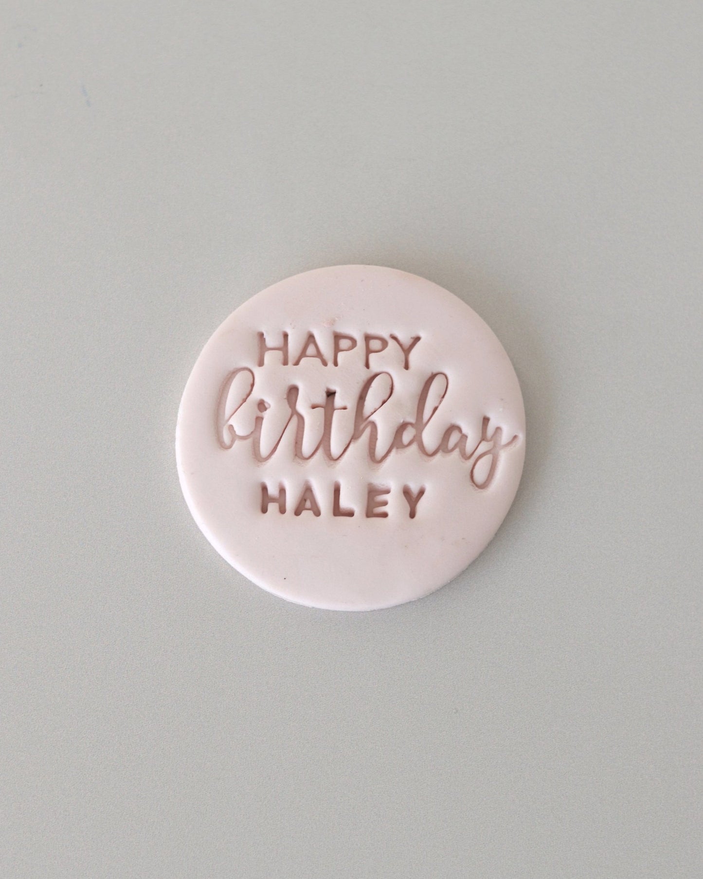 Custom Name Happy Birthday Plaque (more colours)