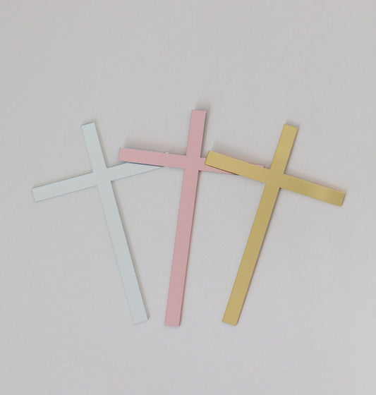 Acrylic Religious Cross Plaque (more colours)