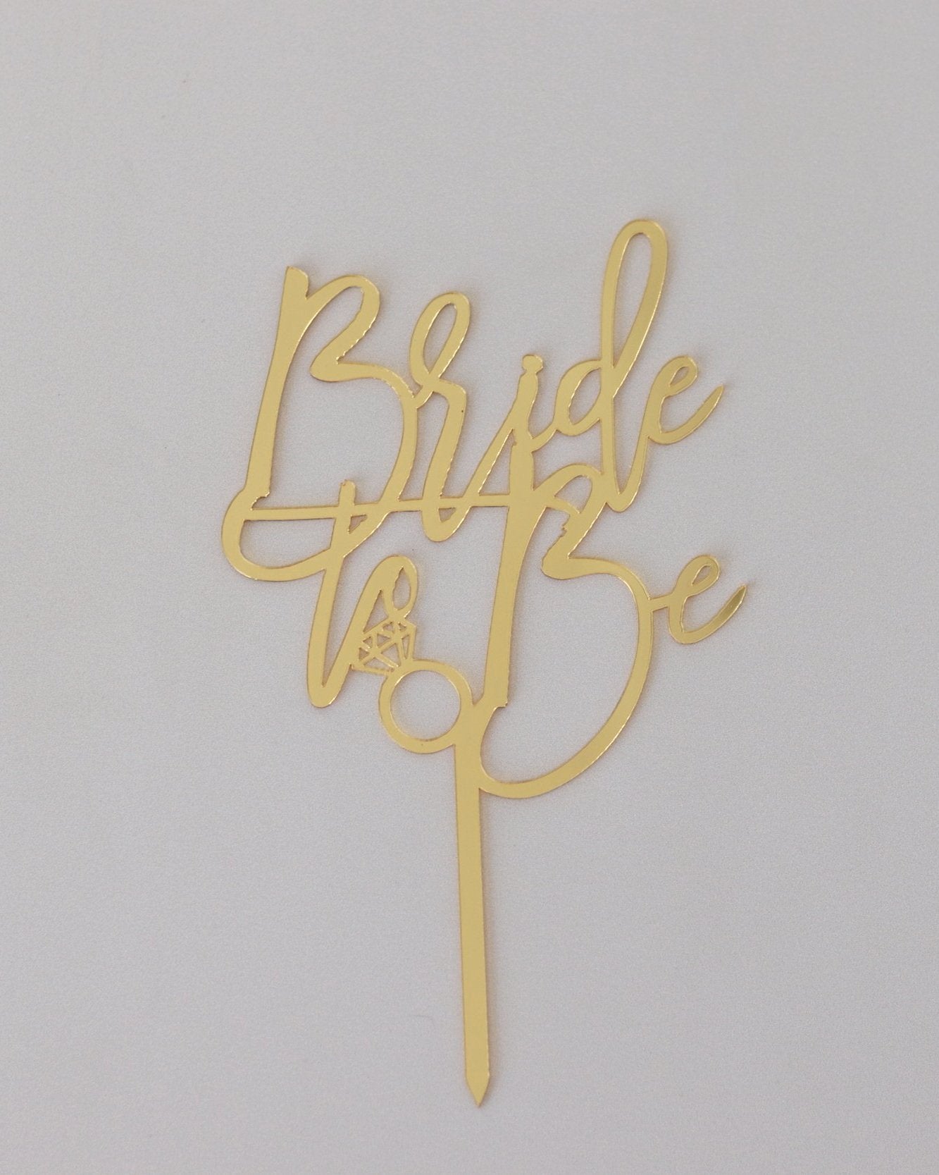 Acrylic Bride To Be Topper (script)